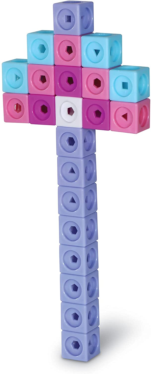 Learning Resources Mathlink Cubes - KINDERGARTEN Math Activity Set (115 Piece)