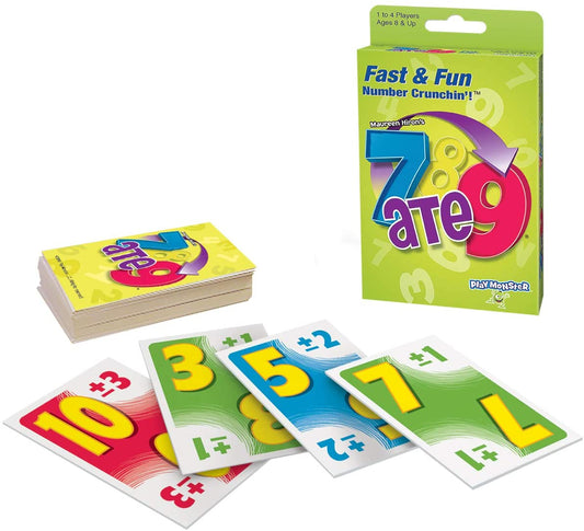 PlayMonster  - 7 Ate 9 Card Game - Math Skills