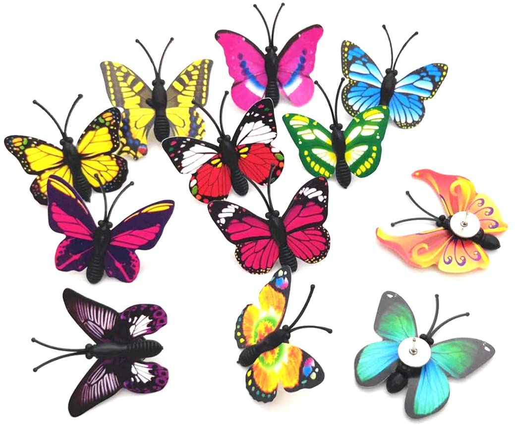 Push Pins 20 PCS - Creative Butterfly Decorative  Thumb Tack Drawing Pin