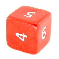 Dice -  6 sided  Number Die- Opaque for Math Games - RightToLearn.com.sg
