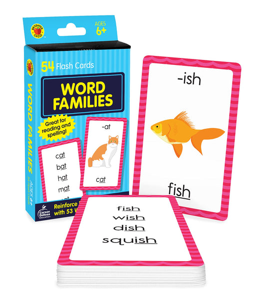 Carson Dellosa -Phonics - Word Families / Word Family Reading Flashcards