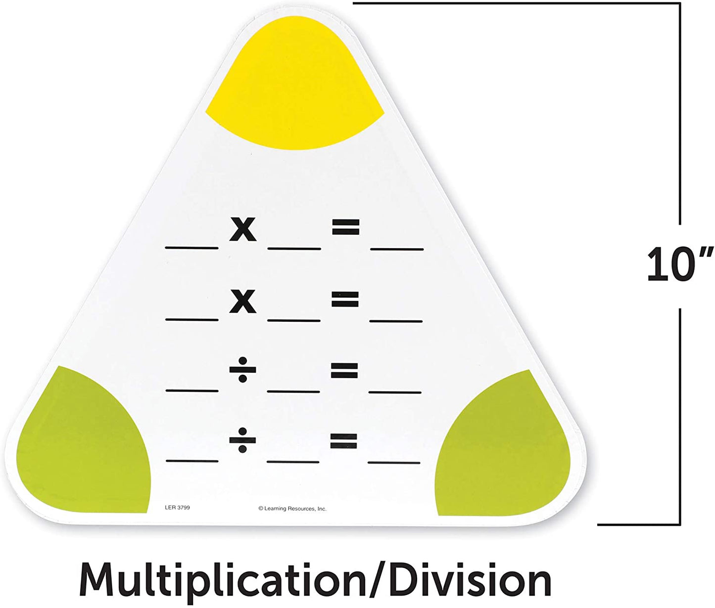 Learning Resources Write and Wipe Fact Family Boards- Addition / Subtraction / Multiplication / Division