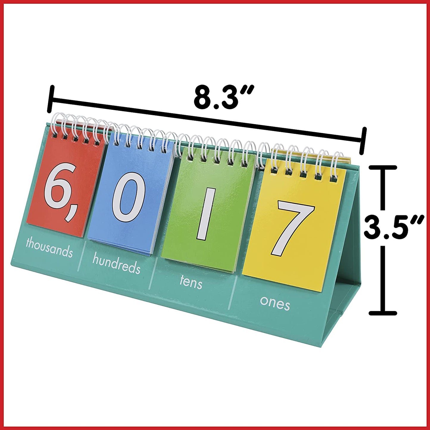 Student Place Value Flip Chart - Learn to Count by Ones, Tens, Hundreds and Thousands