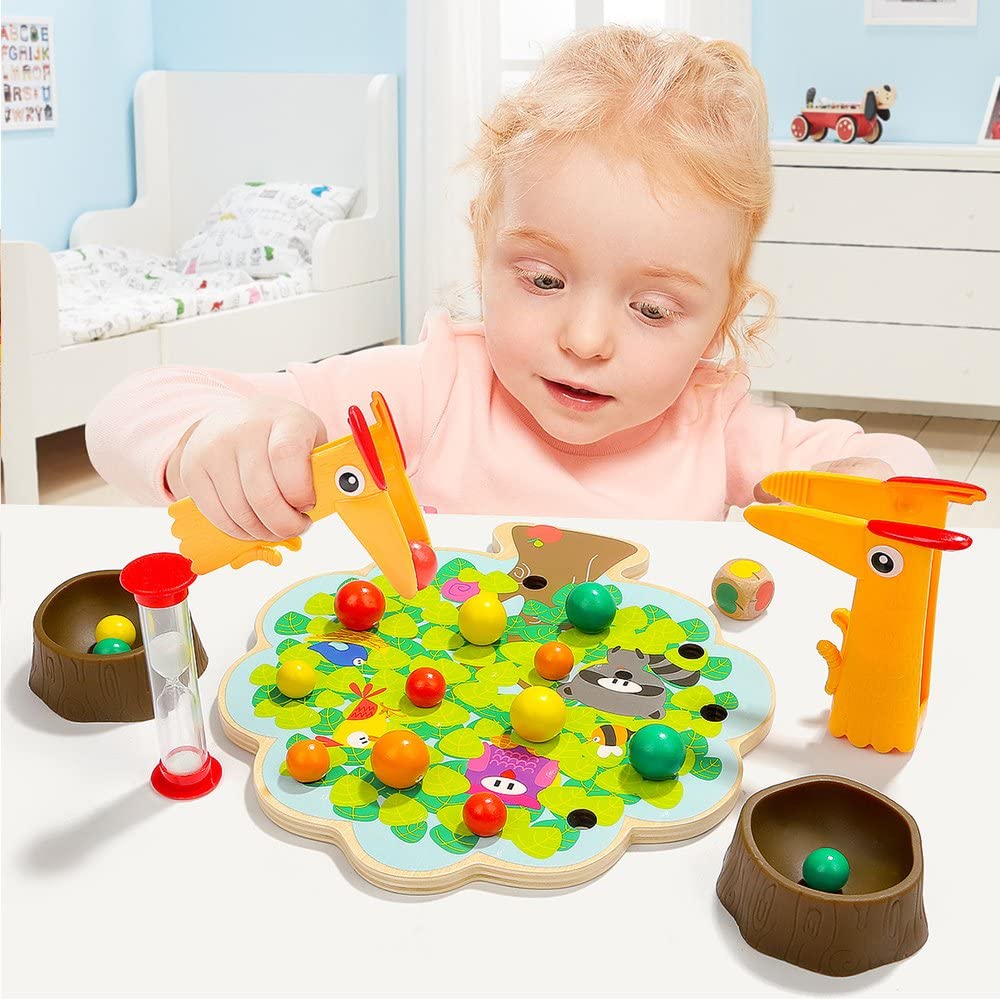 Topbright Wooden Pecker's Fruit Fiesta Game