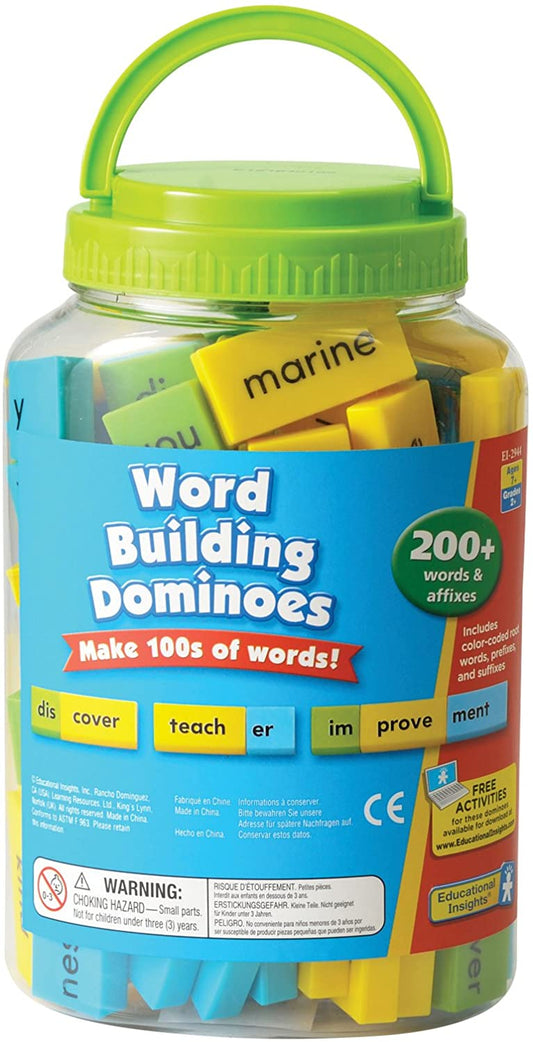 Learning Resources Educational Insights WORD Building Dominoes