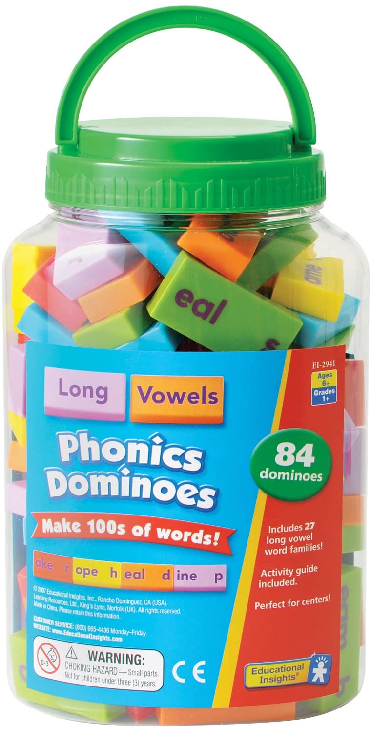 Learning Resources Educational Insights Phonics Dominoes - LONG  Vowels