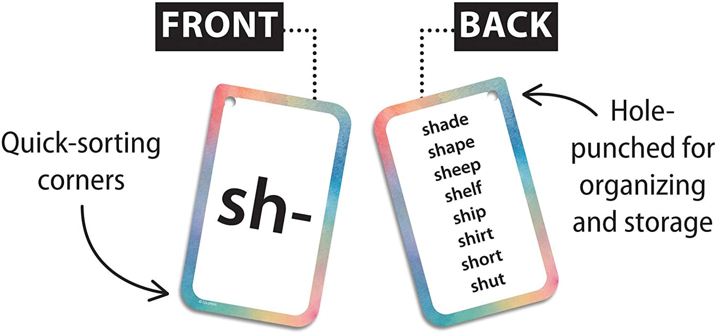 Teacher Created Resources Initial Consonants, Blends & Digraphs Flash Cards