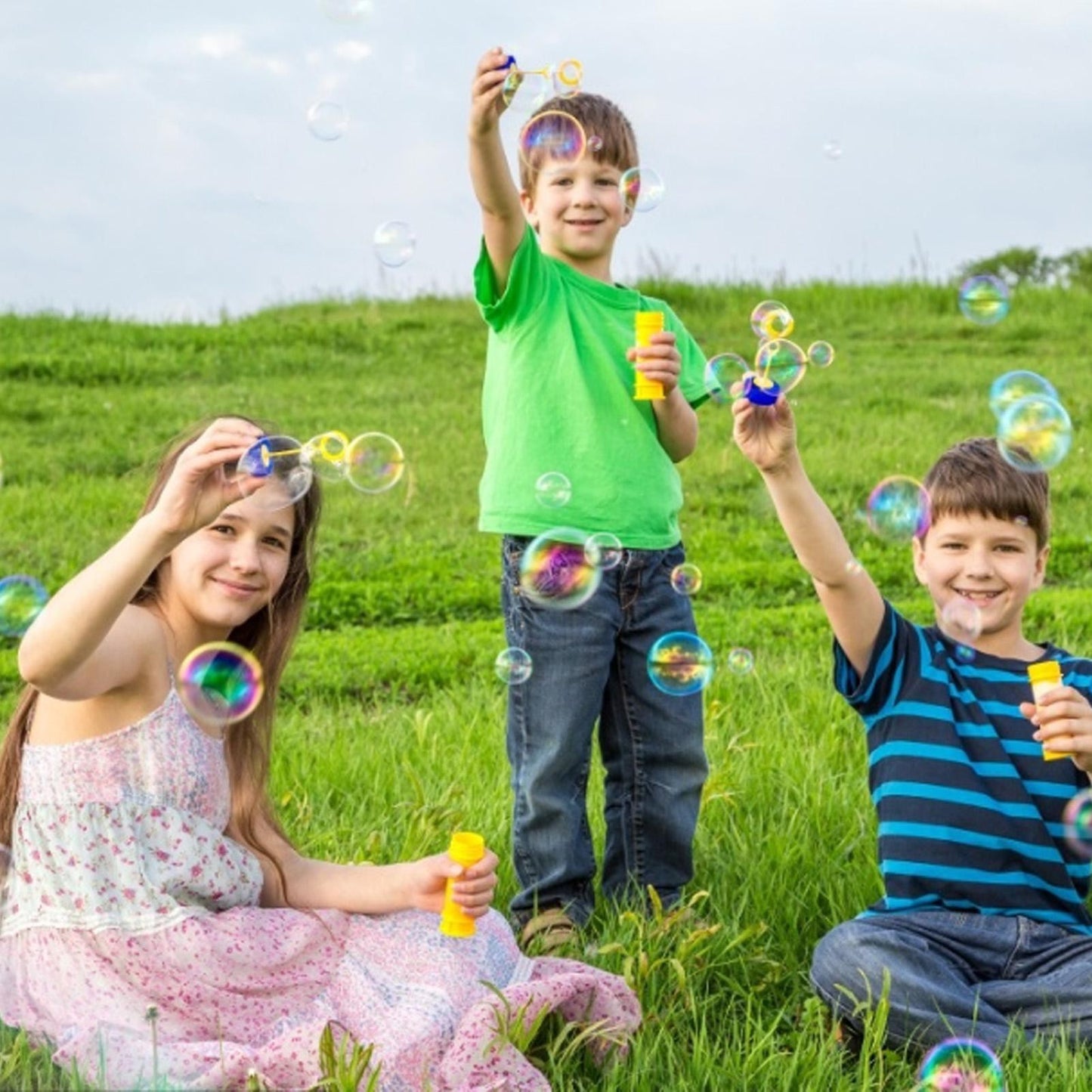 10ml bagged pouch bubble concentrate solution - fun play time