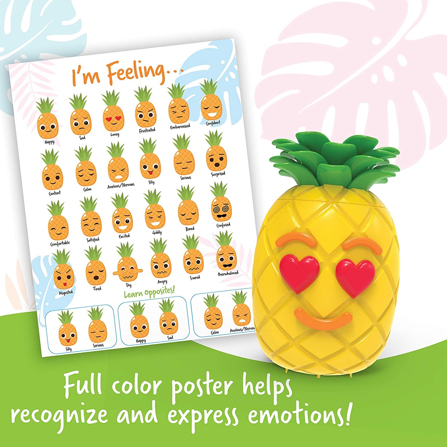 Learning Resources Big Feelings Pineapple, Social Emotional Facial expressions Activity