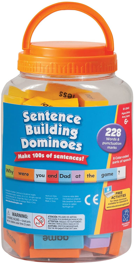 Learning Resources Educational Insights sentence Building Dominoes