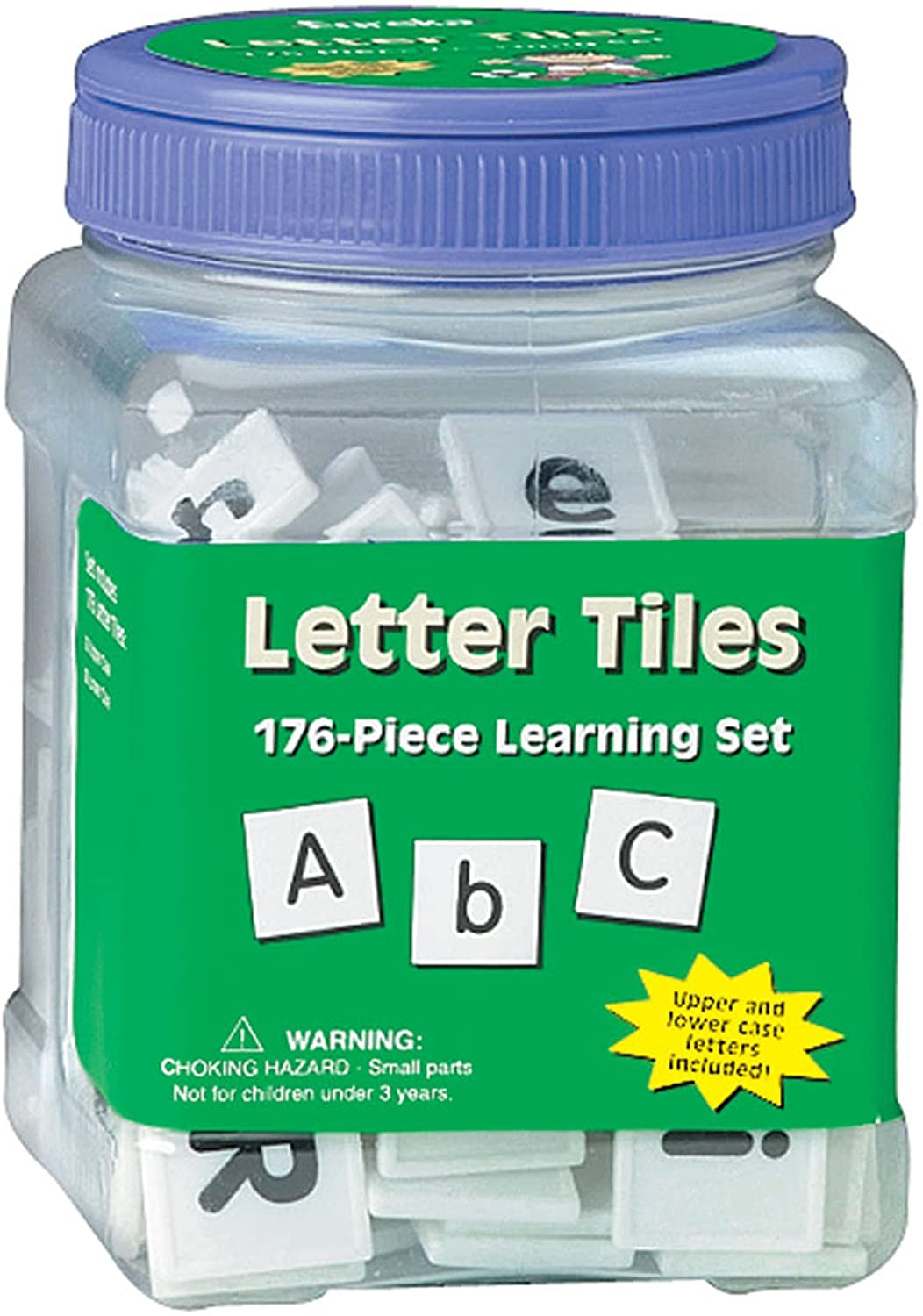 Eureka Tub Of Letter Tiles, 176 Tiles