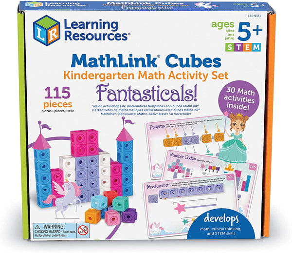 Learning Resources ® MathLink cubos plug-in - Big Build er 