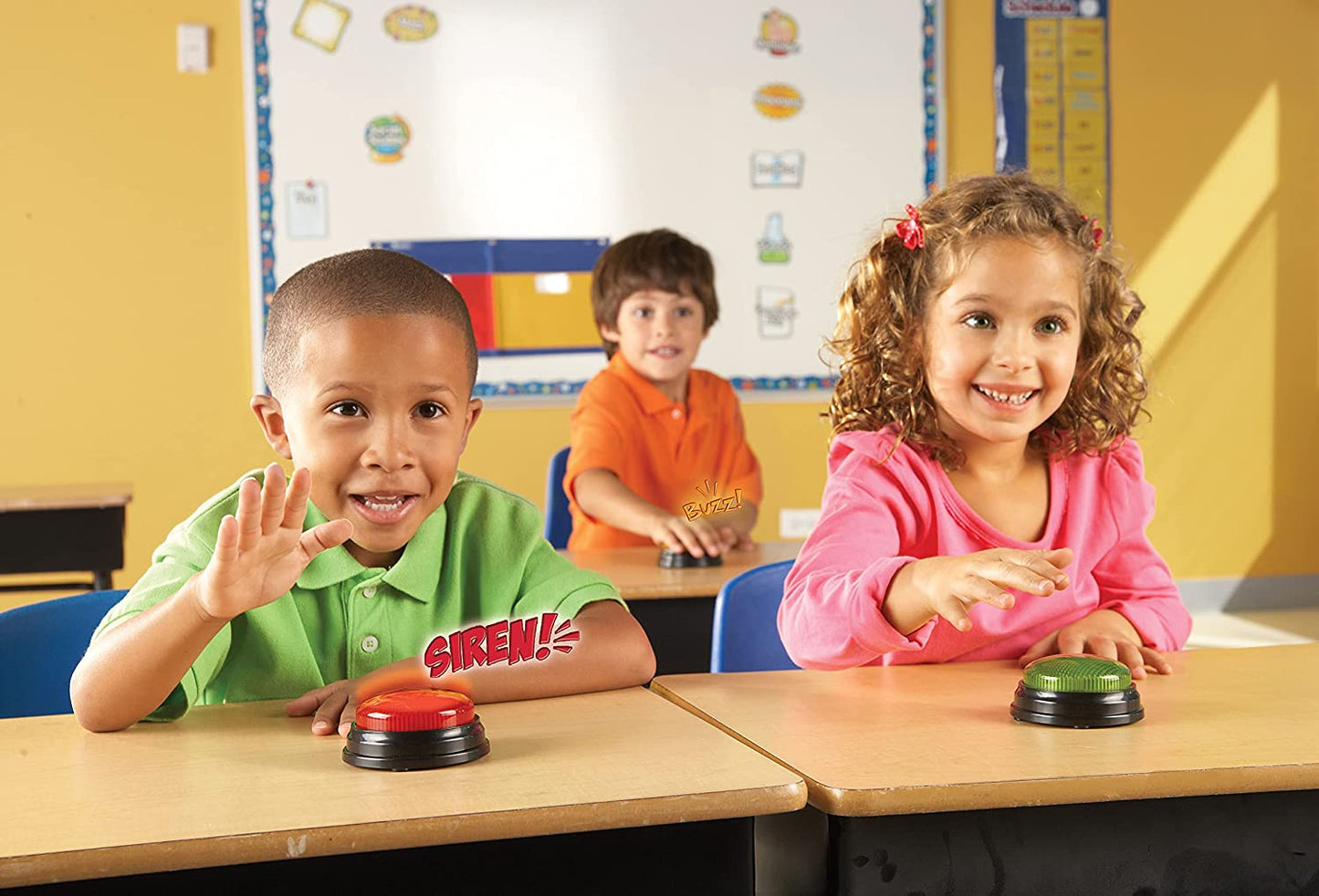 Learning Resources -Set of 4 Lights and Sounds Answer Buzzers