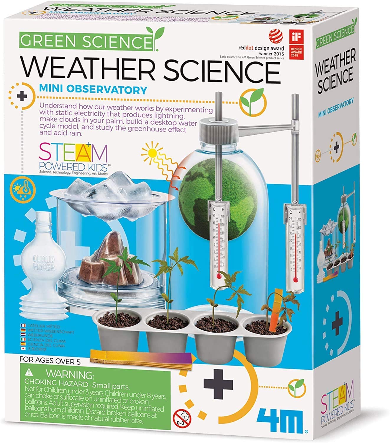 STEAM - 4M Green Science Weather Science Kit - Mini Observatory