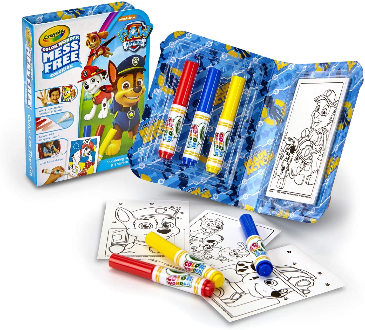 Crayola - Color Wonder Mess Free On The Go - Paw Patrol / PJ Masks