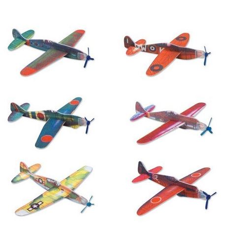 Foam WWII Jet planes DIY Flying Gliders / Aeroplane- Nostalgia