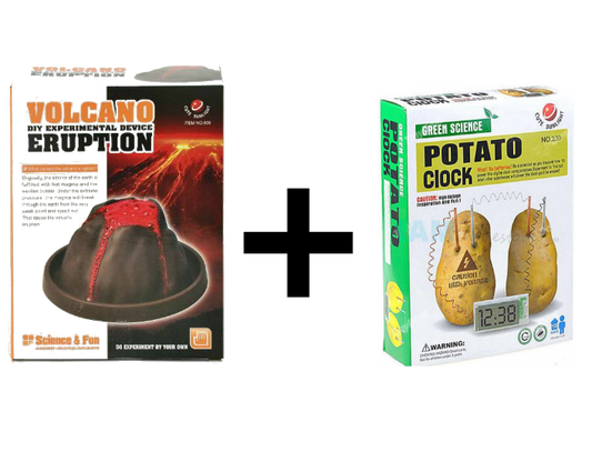 Potato Clock & DIY Volcano Eruption