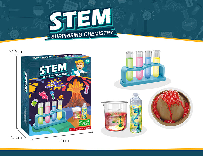 STEAM/ STEM 14 in 1 Science Chemistry Experiment Kit Educational Learning set