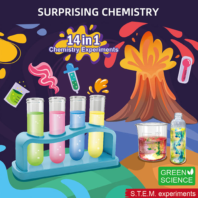 STEAM/ STEM 14 in 1 Science Chemistry Experiment Kit Educational Learning set