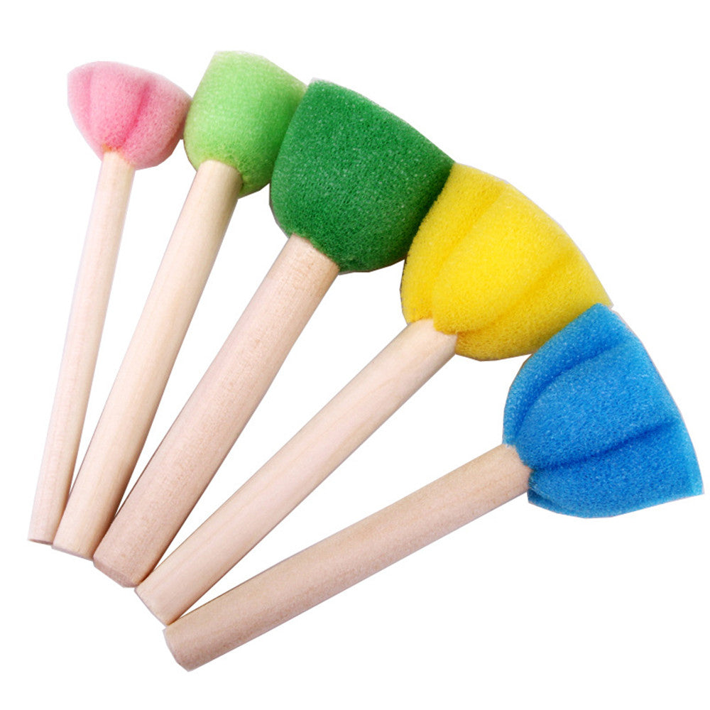 Art & Craft - 4 / 5pcs Toddlers Sponge Dabbers