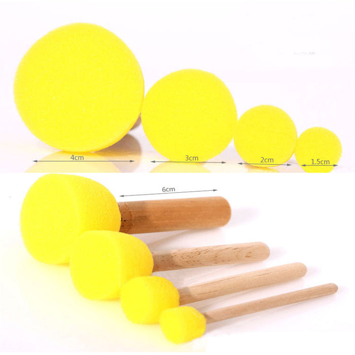 Art & Craft - 4 / 5pcs Toddlers Sponge Dabbers