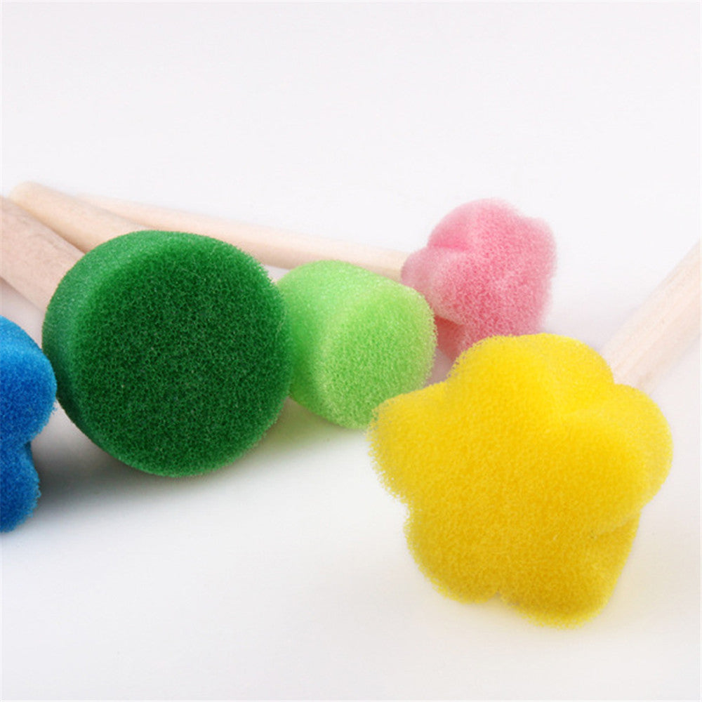 Art & Craft - 4 / 5pcs Toddlers Sponge Dabbers