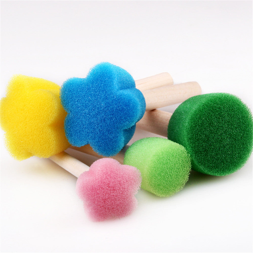 Art & Craft - 4 / 5pcs Toddlers Sponge Dabbers