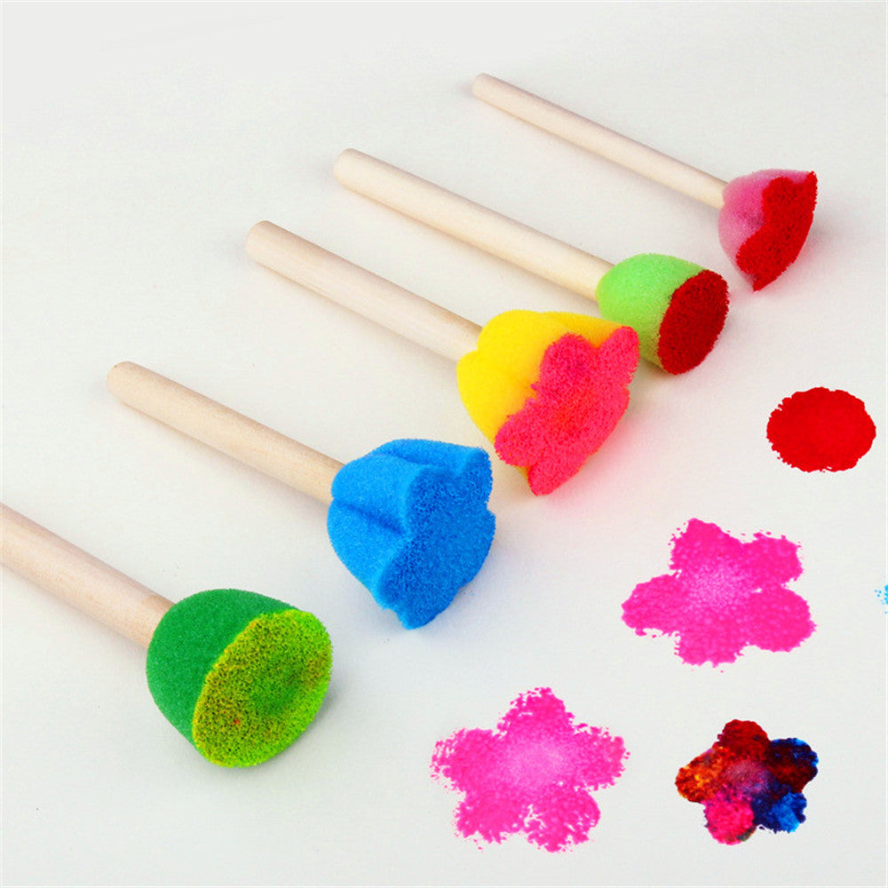 Art & Craft - 4 / 5pcs Toddlers Sponge Dabbers