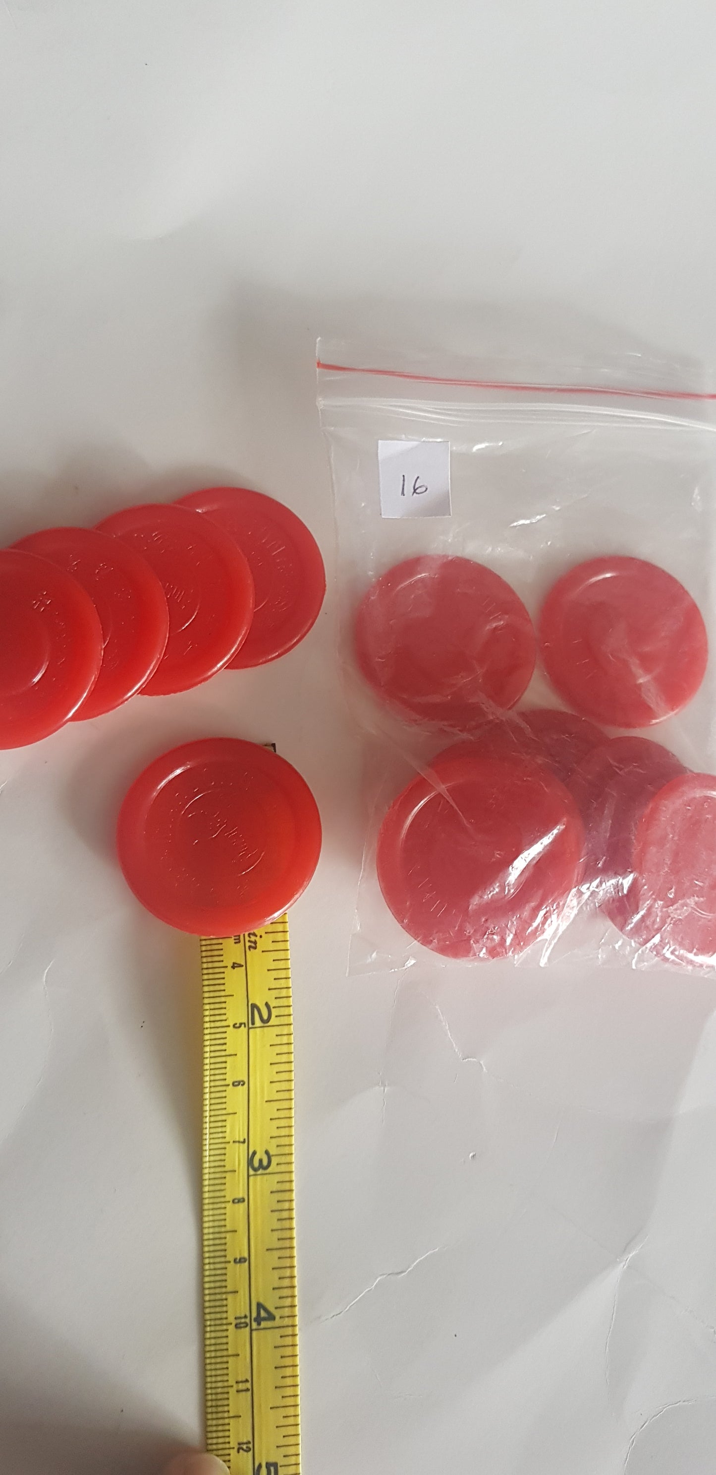 Clearance - Plastic Disc / Counters - different colours and quantity