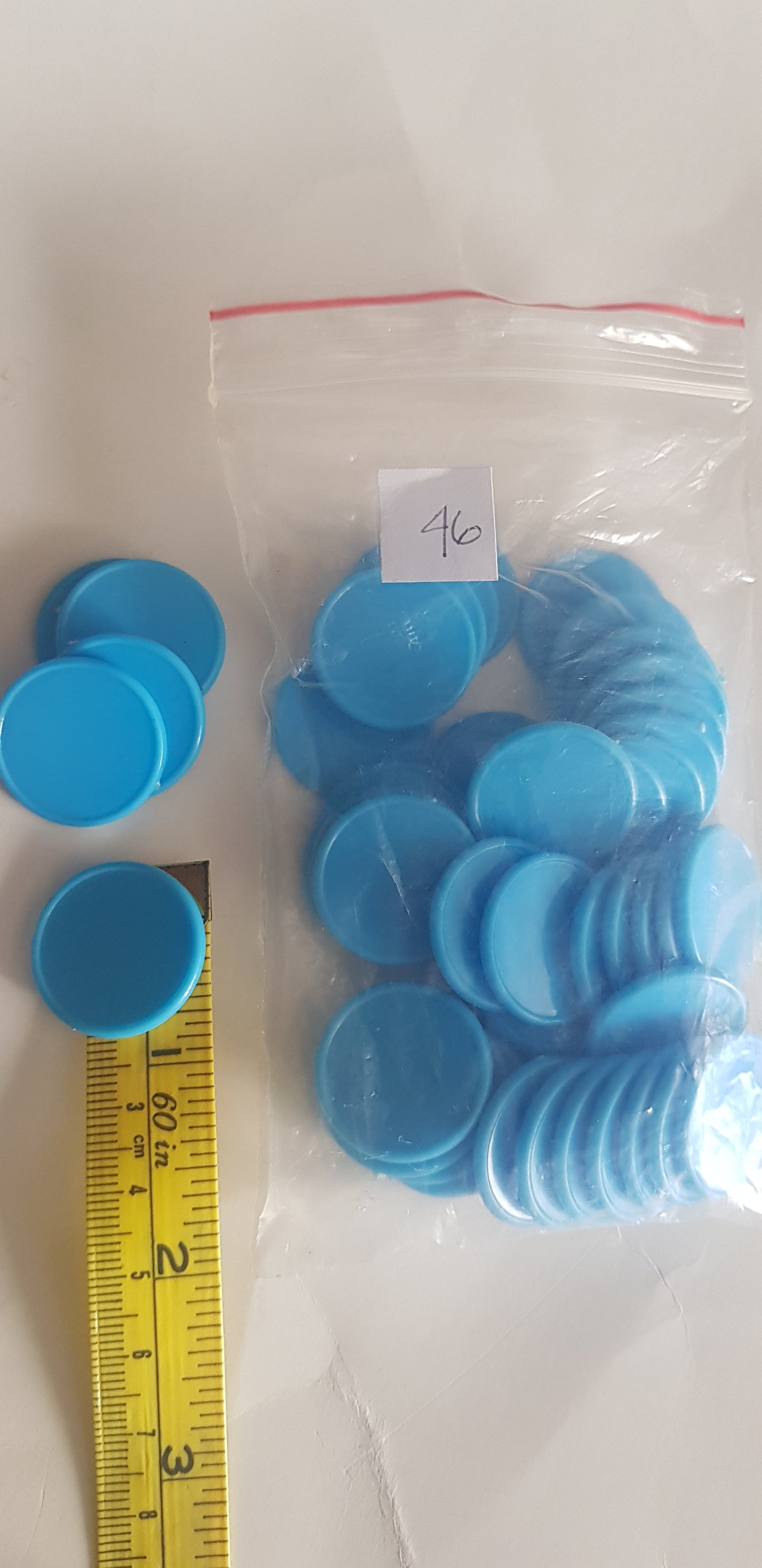 Clearance - Plastic Disc / Counters - different colours and quantity