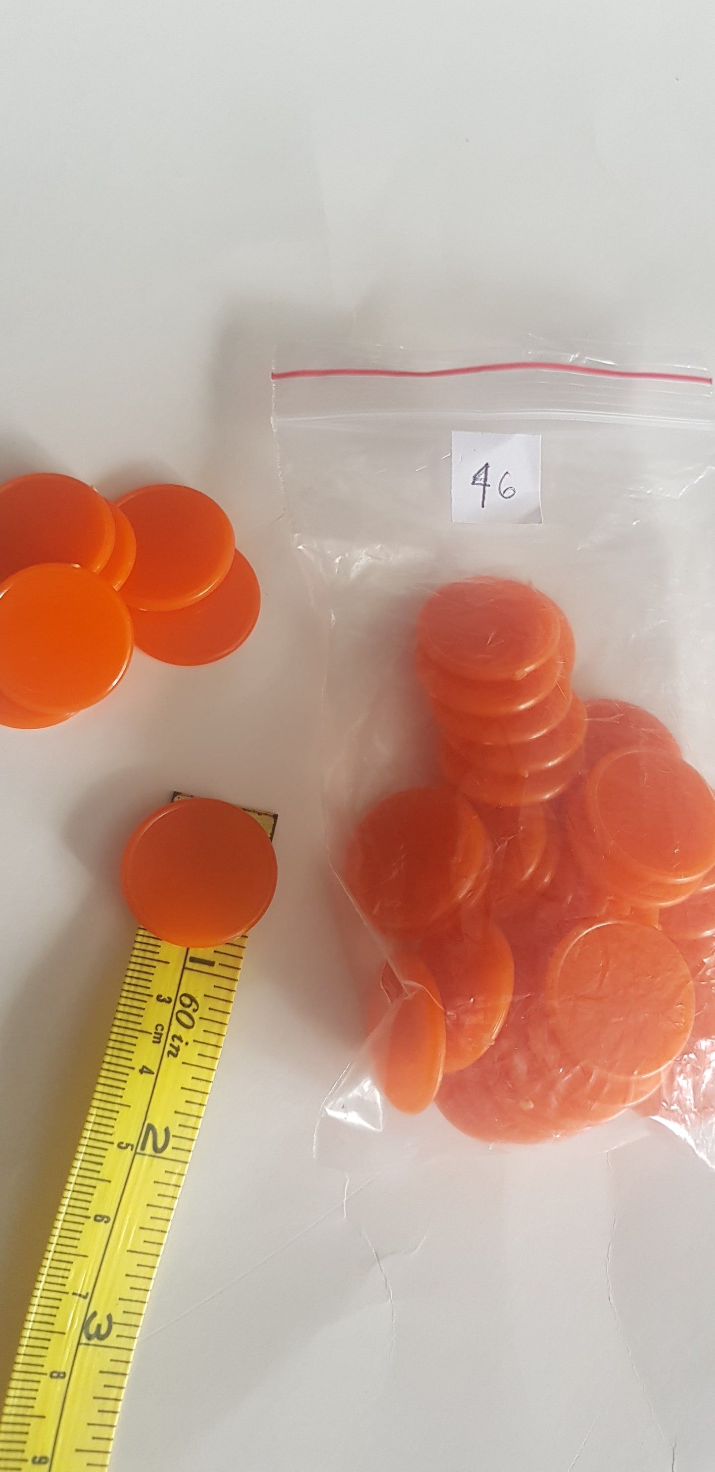 Clearance - Plastic Disc / Counters - different colours and quantity