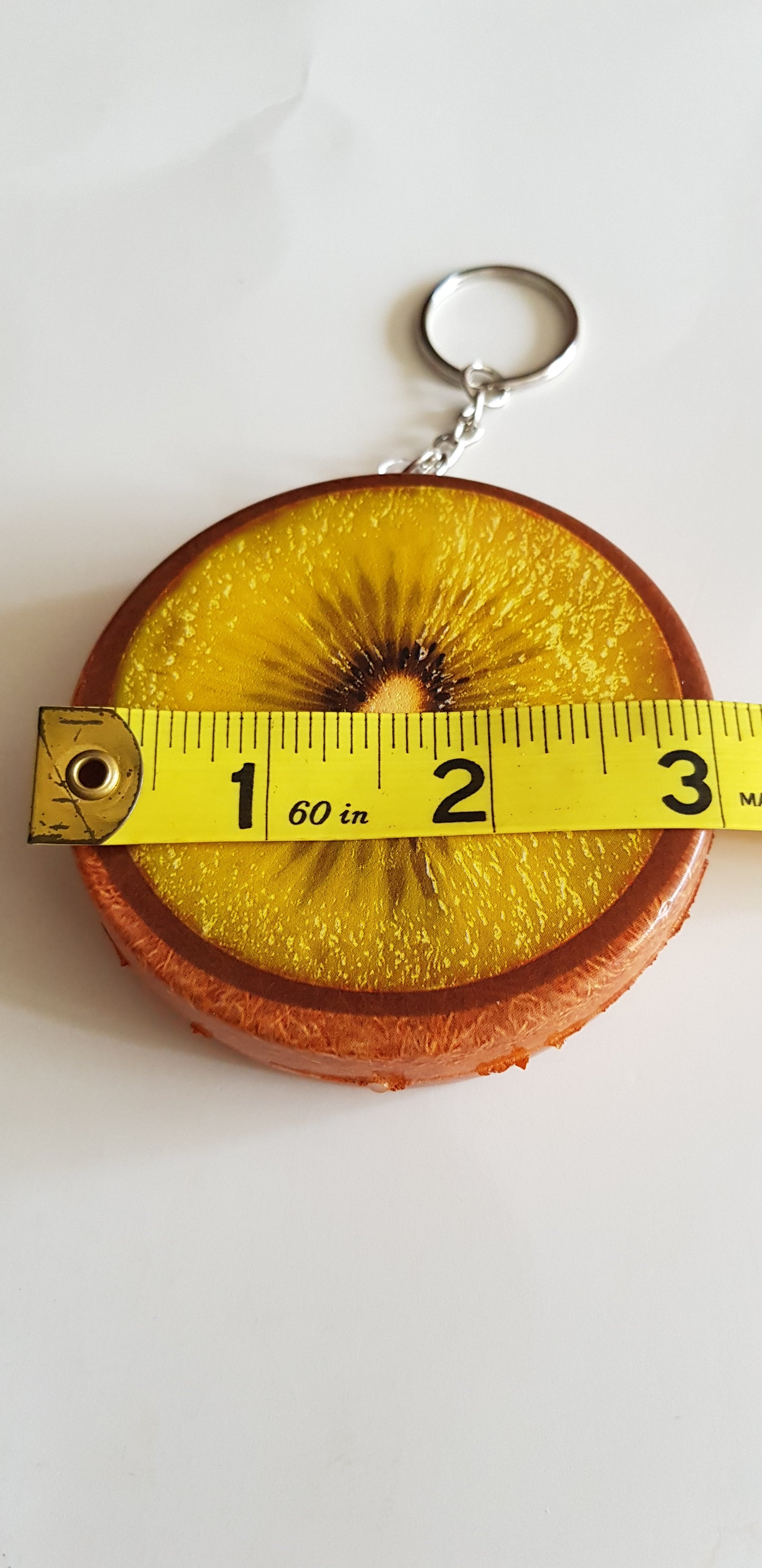 Cute Polyfoam Fruit Slice Key Chain