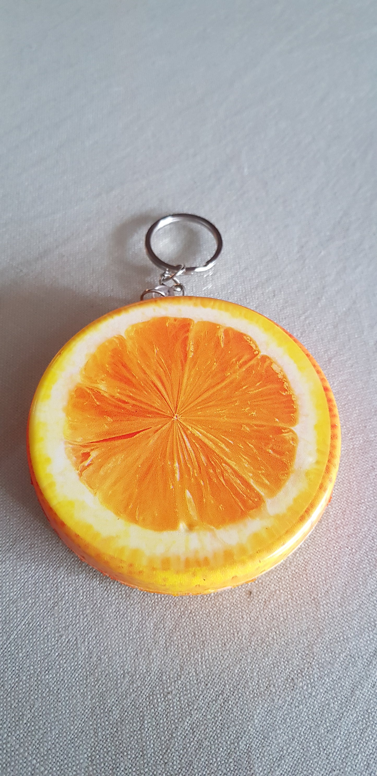 Cute Polyfoam Fruit Slice Key Chain