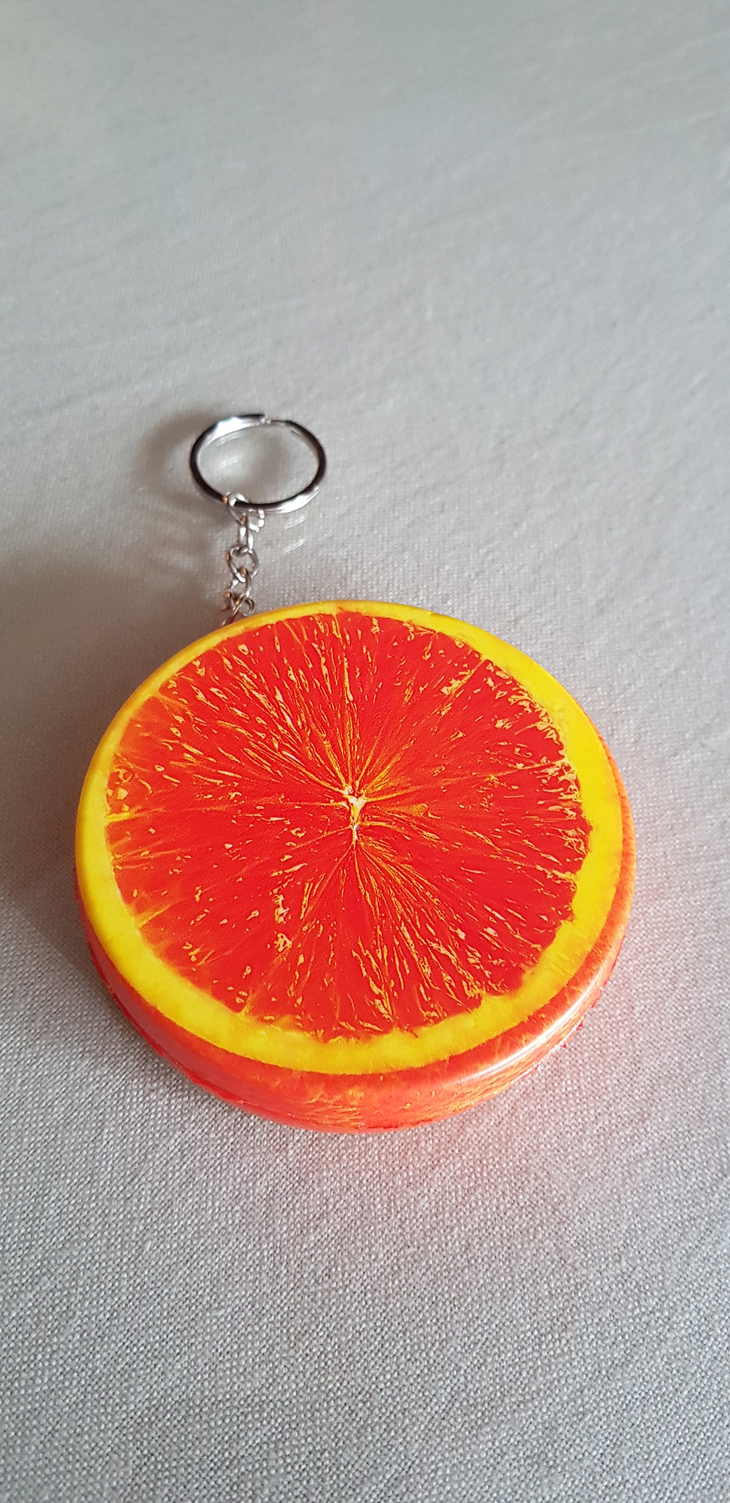 Cute Polyfoam Fruit Slice Key Chain