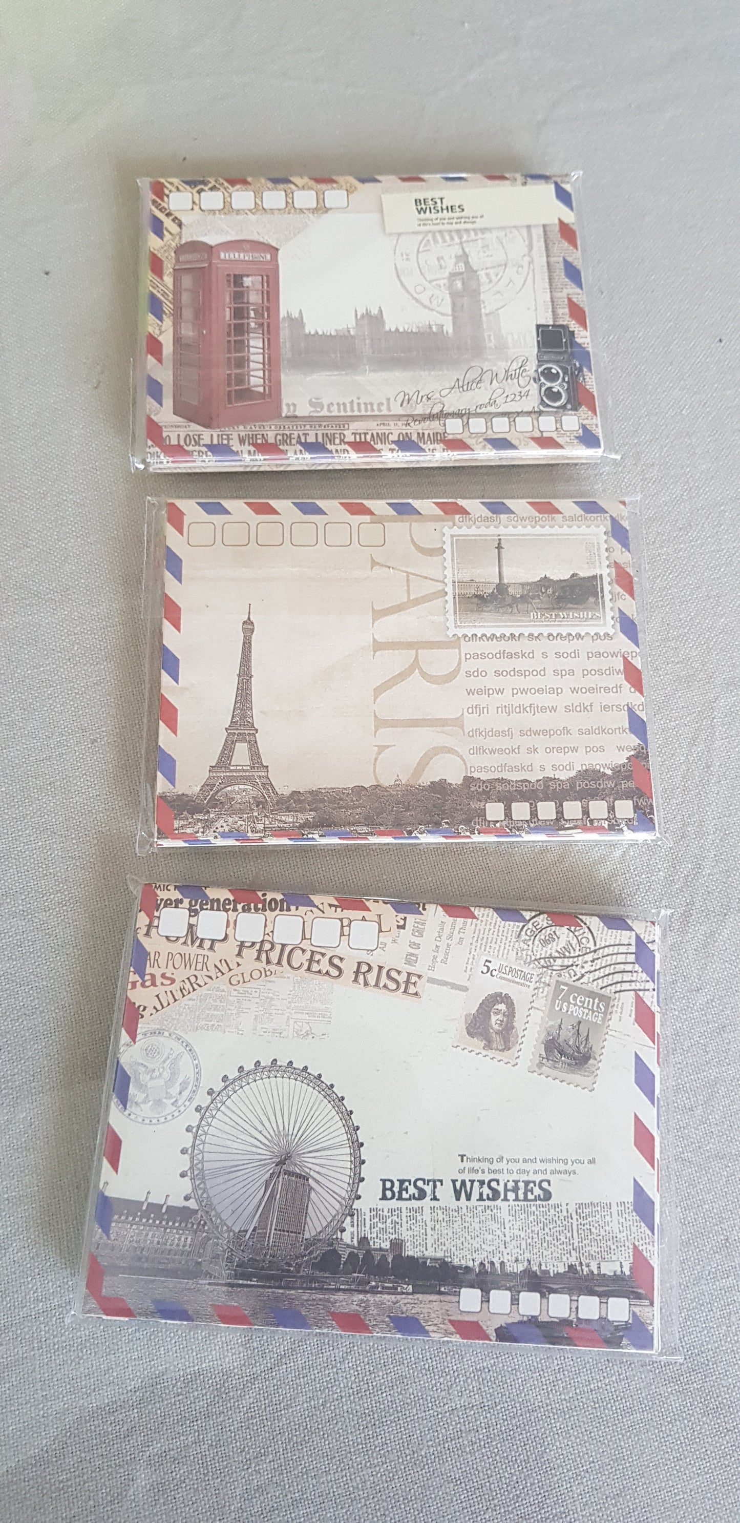 Clearance - Mini Envelopes - Set of 10