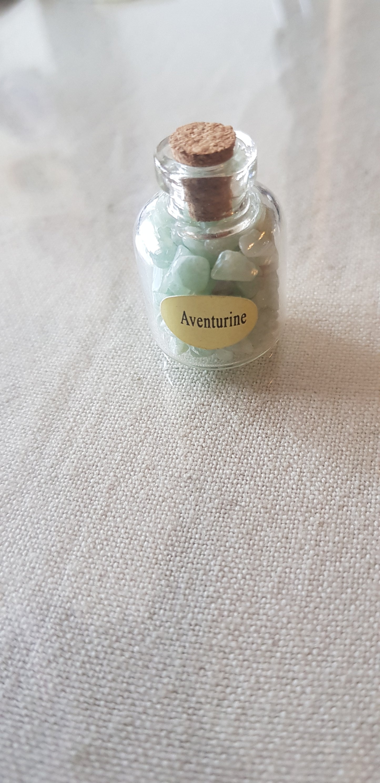 Gemstones in Mini Bottles