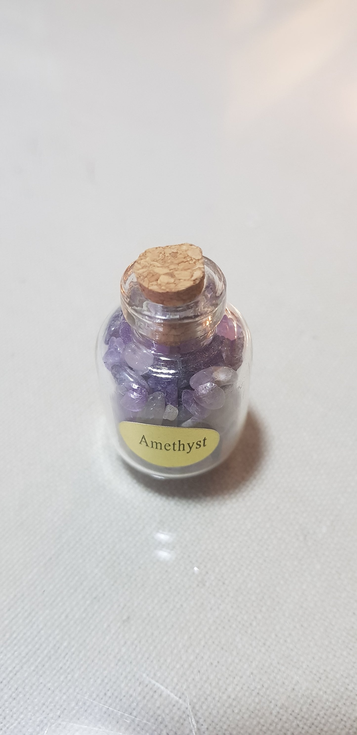 Gemstones in Mini Bottles