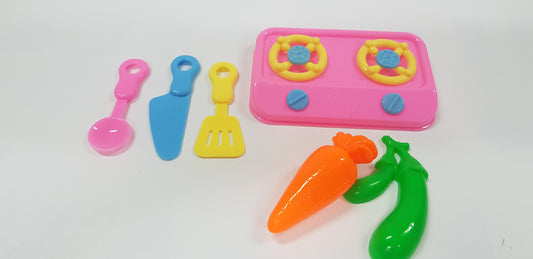 Plastic Kitchen/Cooking Tools Pretend Play set - clearance