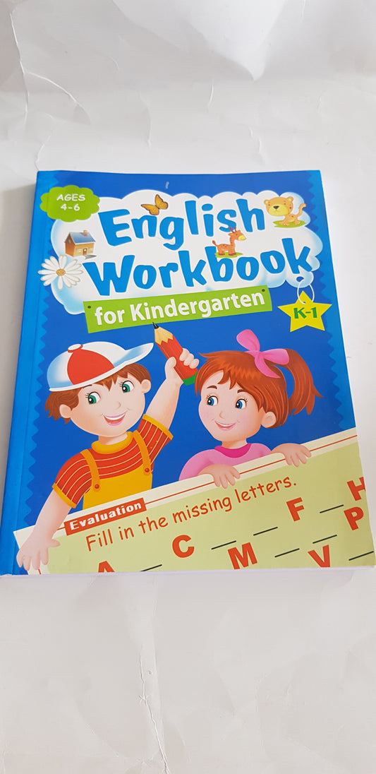 Clearance English Workbook for Kindergarten 4-6yrs