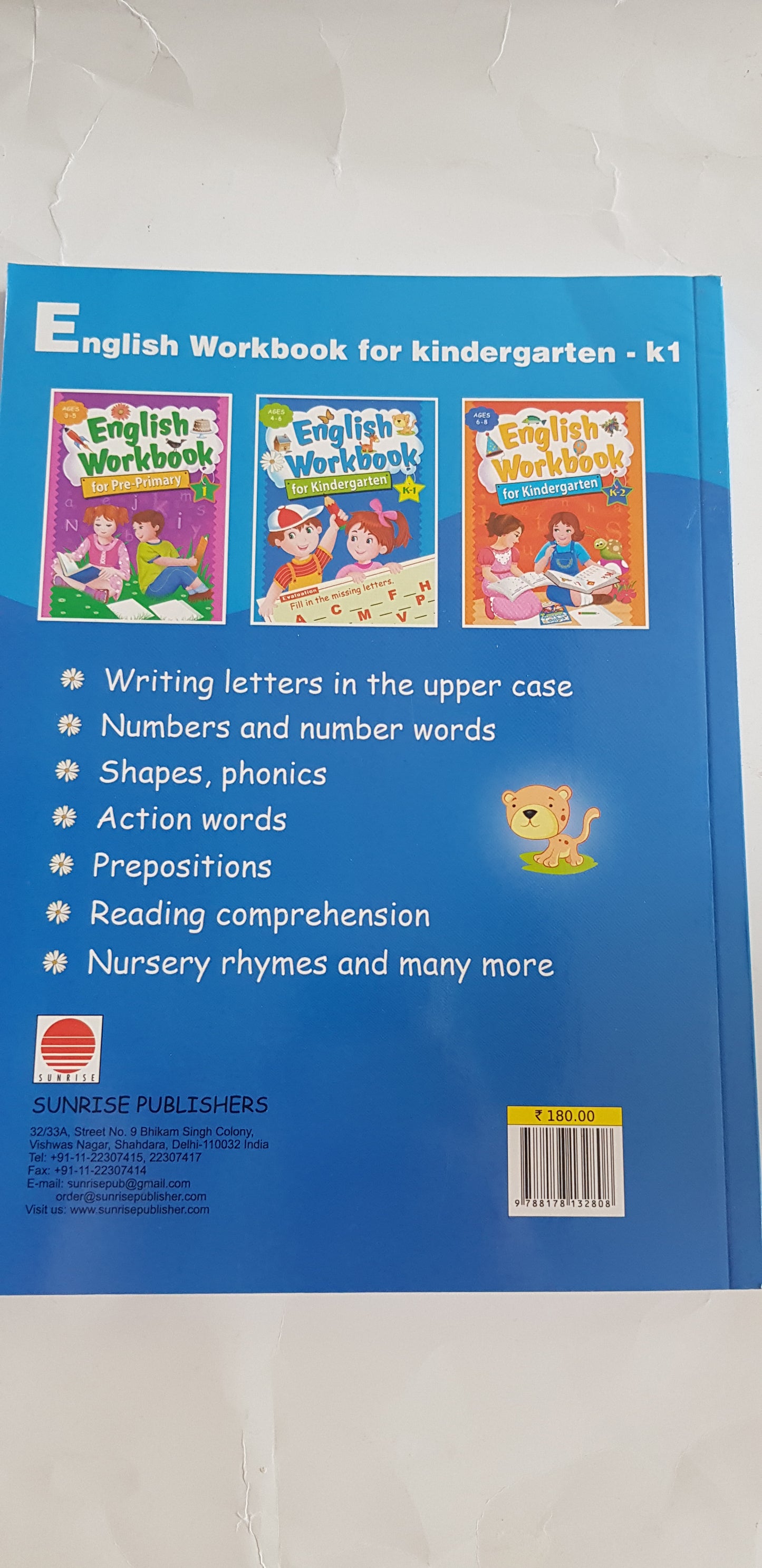 Clearance English Workbook for Kindergarten 4-6yrs