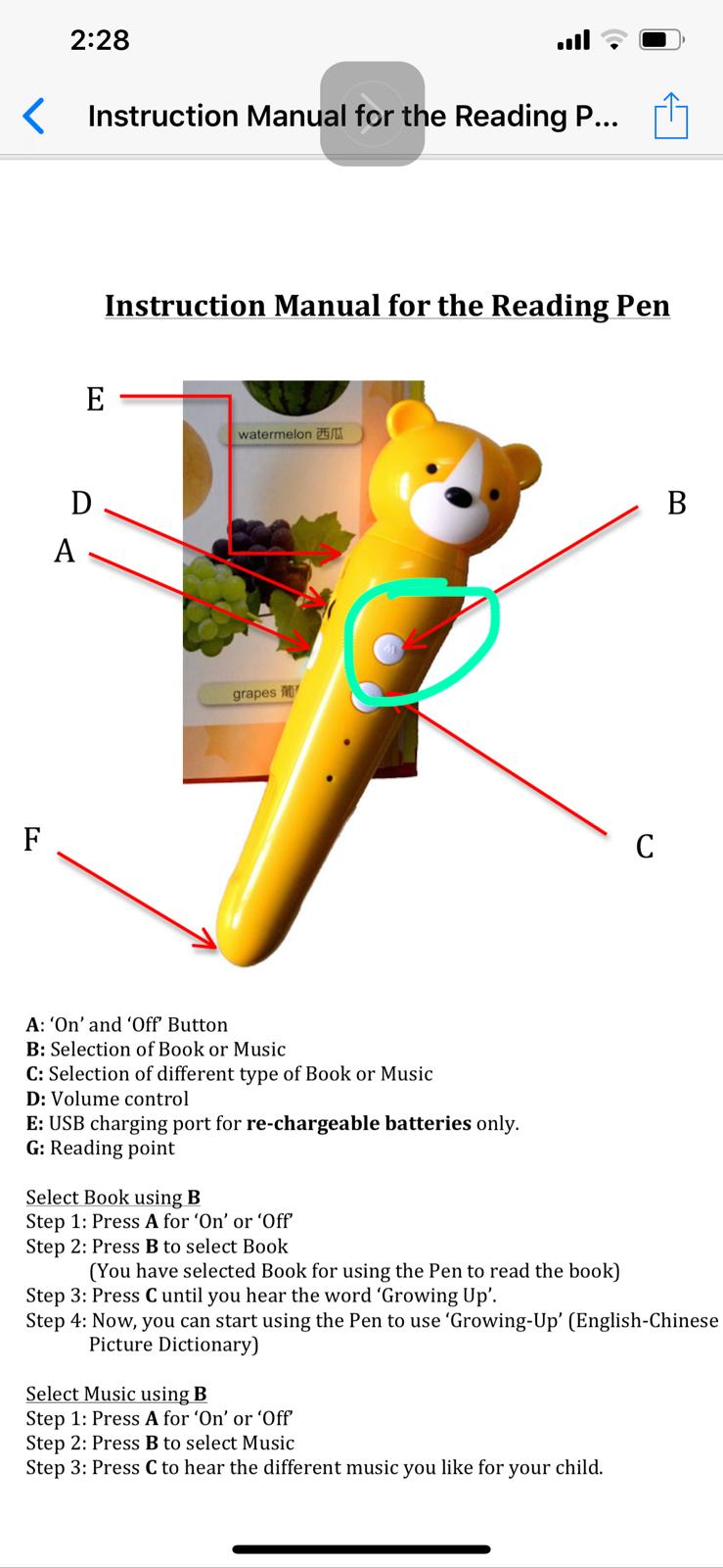 Learning Age - English - Chinese Picture Dictionary with Reading Pen