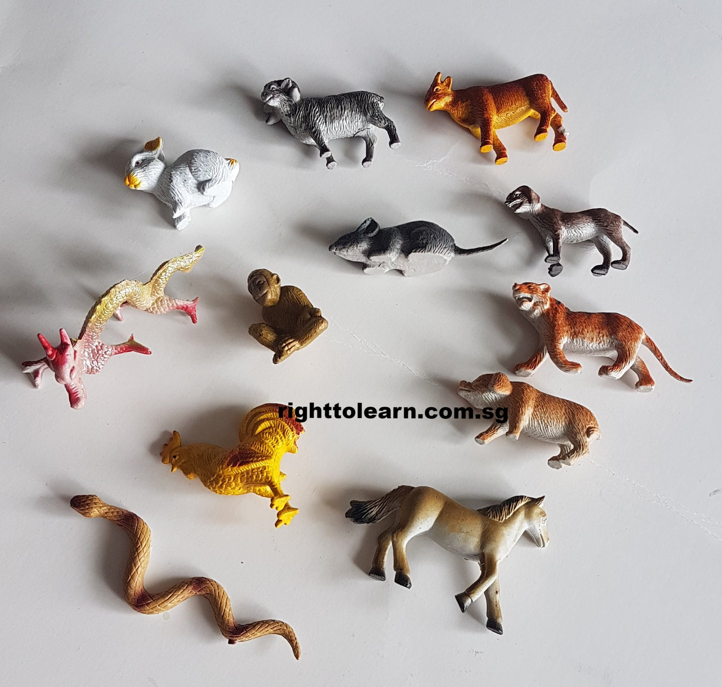 Chinese Zodiac Animals - Miniature models