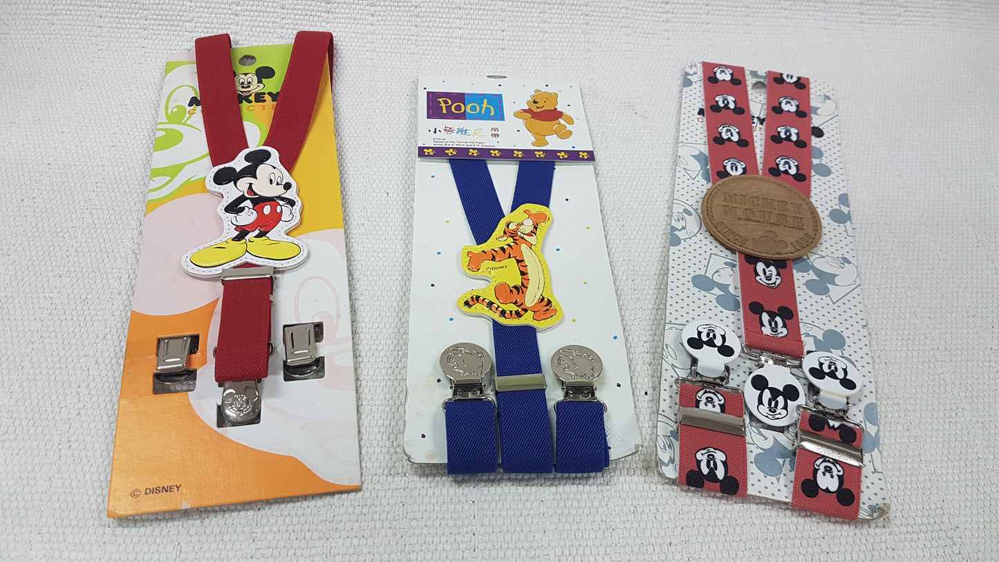 Clearance - Disney Characters - Kids Suspenders