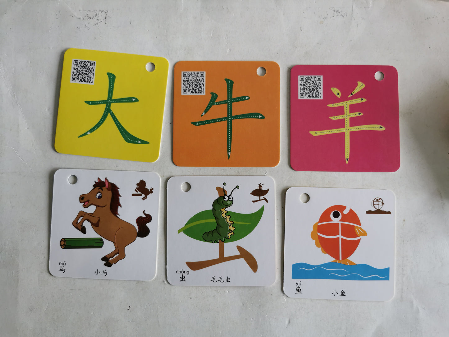 32 pcs Chinese flashcards - level 1