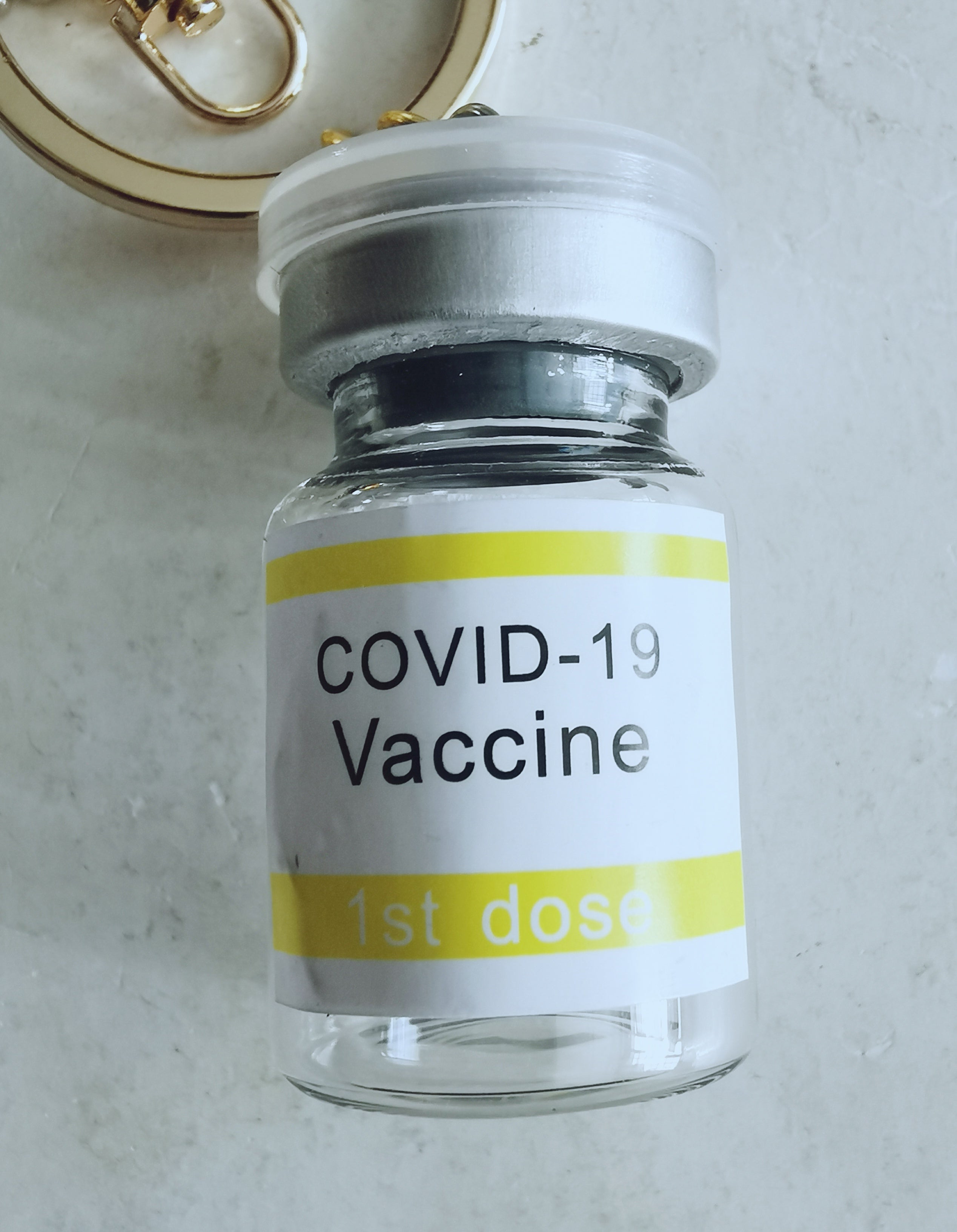 Injection Key Chain Covid 19 Keychain vaccine bottle / mask / injection syringe - cute stu ...