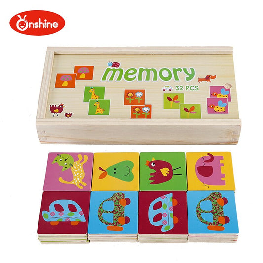 OnShine Memory Game - Domino  Animals (32Pcs)