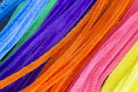 Practical Life Activity - Colorful  Pipe Cleaners Fun