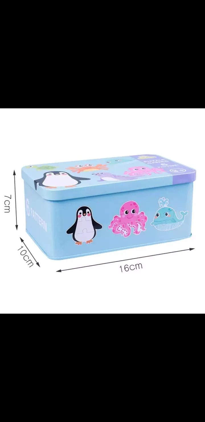 Jigsaw Puzzle in Tin Boxes - Travel size