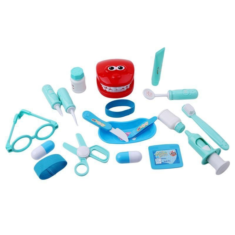 Onshine Dentist Toy doctor set 33 pièces - Mallette de docteur Dentiste, Docteur Set