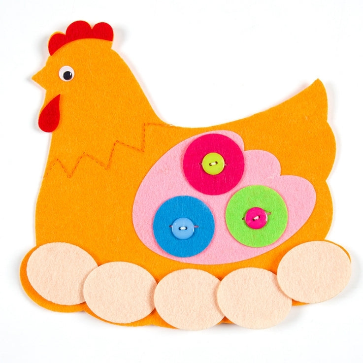 Felt Button/Zipper Activity For Fine Motor Skills